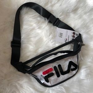 SOLD Fila Clear Fanny Pack Accessory Holder